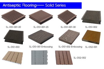 Solid Plastic Wood Panels-Outdoor plastic wood flooring